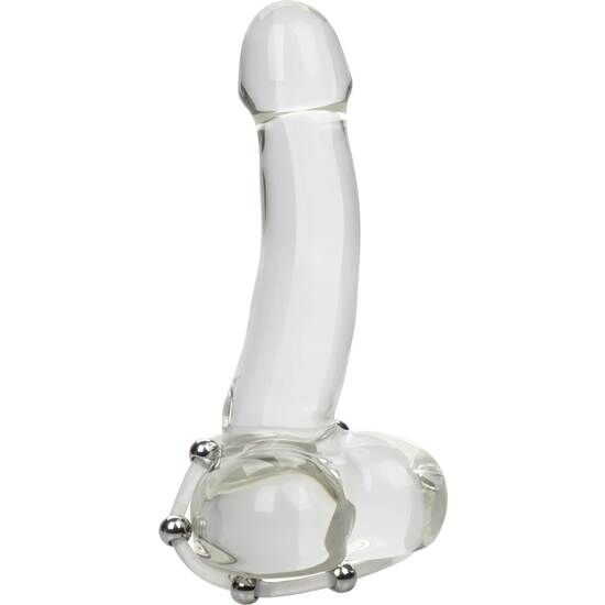 CALEXOTICS - BAGUE EN SILICONE PERLÉE ACIER XL - Sensualia