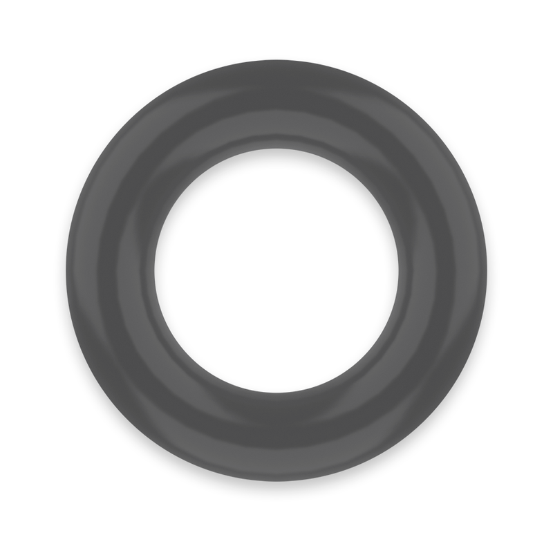 POWERING - ANNEAU PÉNIS SUPER FLEXIBLE ET RÉSISTANT 4,8CM PR05 NOIR - Sensualia