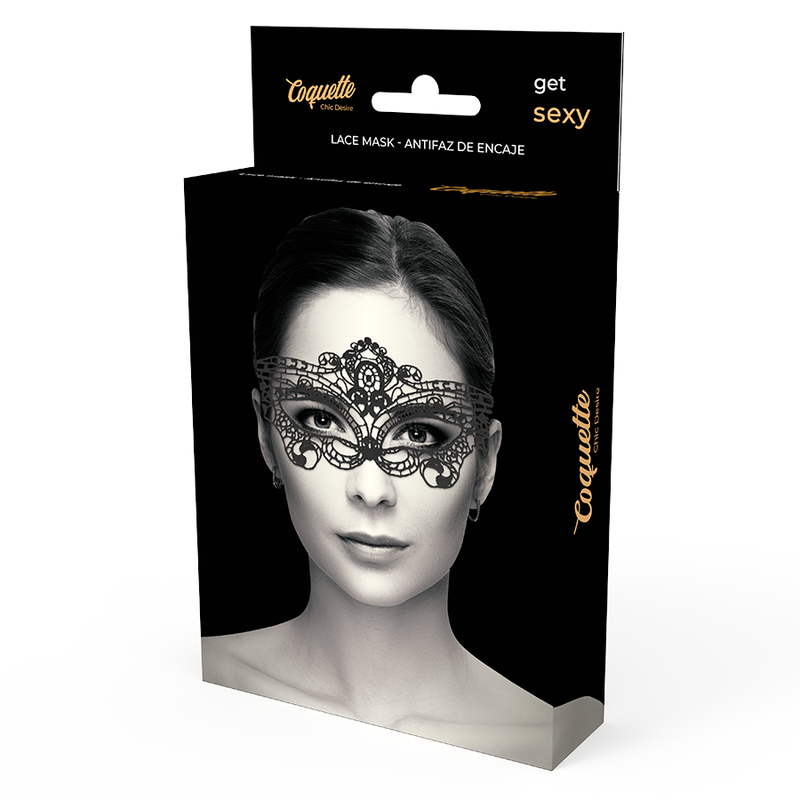 COQUETTE CHIC DESIRE - MASQUE FINE DENTELLE NOIRE - Sensualia