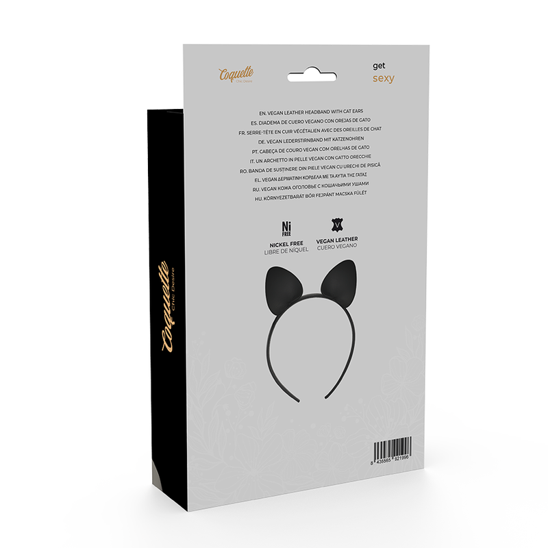COQUETTE CHIC DESIRE - SERRE-TÊTE AVEC OREILLES DE CHAT - Sensualia