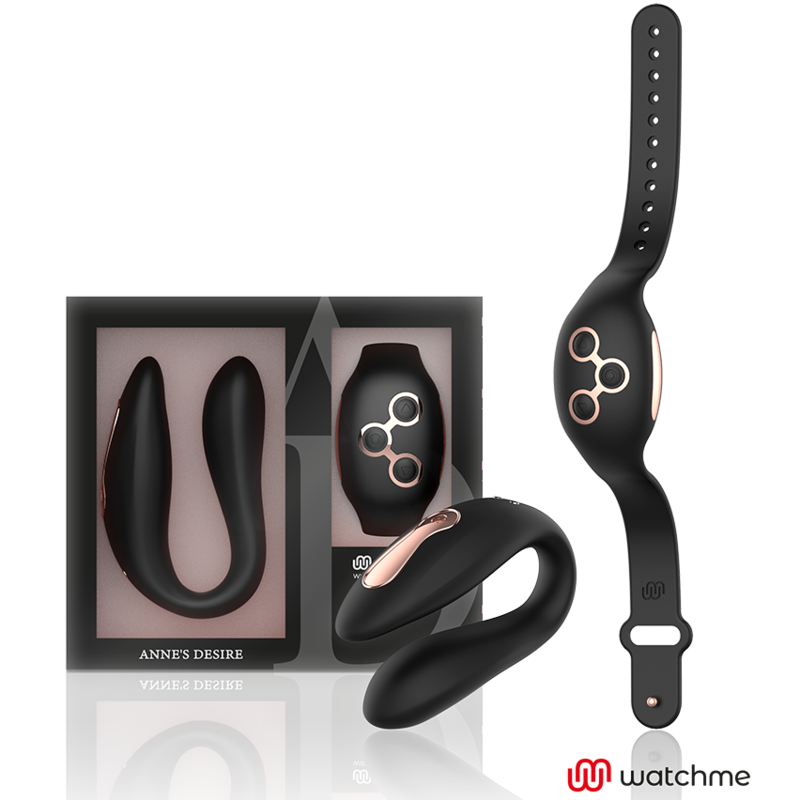 ANNE'S DESIRE - DUAL PLEASURE TECNOLOG A WATCHME NOIR/OR - Sensualia