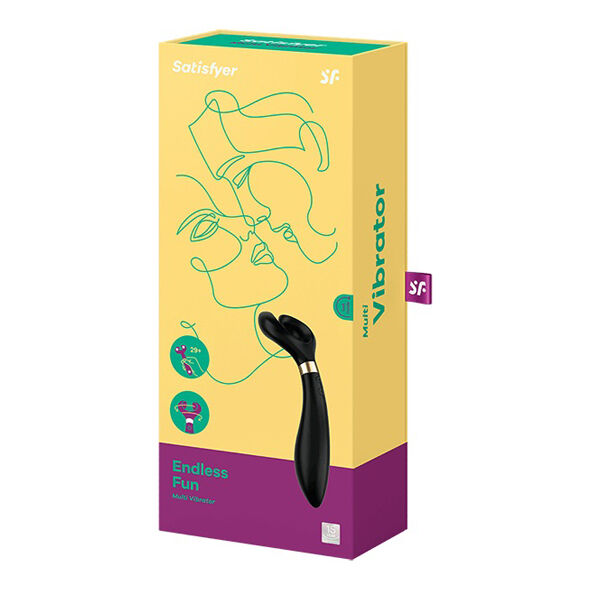 SATISFYER - ENDLESS FUN MULTI VIBRADOR 3 AZUL - Sensualia