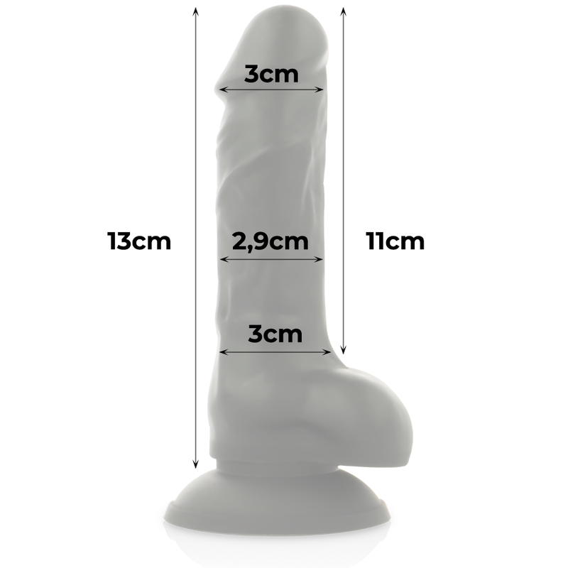 COCK MILLER - HARNAIS + SILICONE DENSITÉ COCKSIL ARTICULABLE NOIR 13 CM COCK MILLER