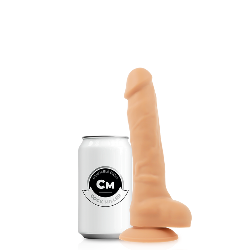 COCK MILLER - HARNAIS + COCKSIL ARTICULABLE DENSITÉ SILICONE 18 CM COCK MILLER