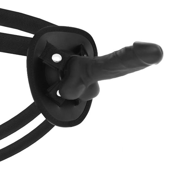 COCK MILLER - HARNAIS + SILICONE DENSITÉ COCKSIL ARTICULABLE NOIR 13 CM COCK MILLER