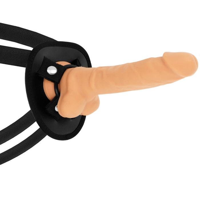 COCK MILLER - HARNAIS + COCKSIL ARTICULABLE DENSITÉ SILICONE 19,5 CM COCK MILLER