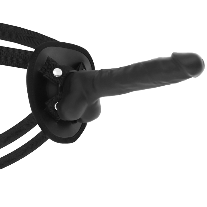 COCK MILLER - HARNAIS + SILICONE DENSITÉ ARTICULABLE COCKSIL NOIR 19,5 CM COCK MILLER