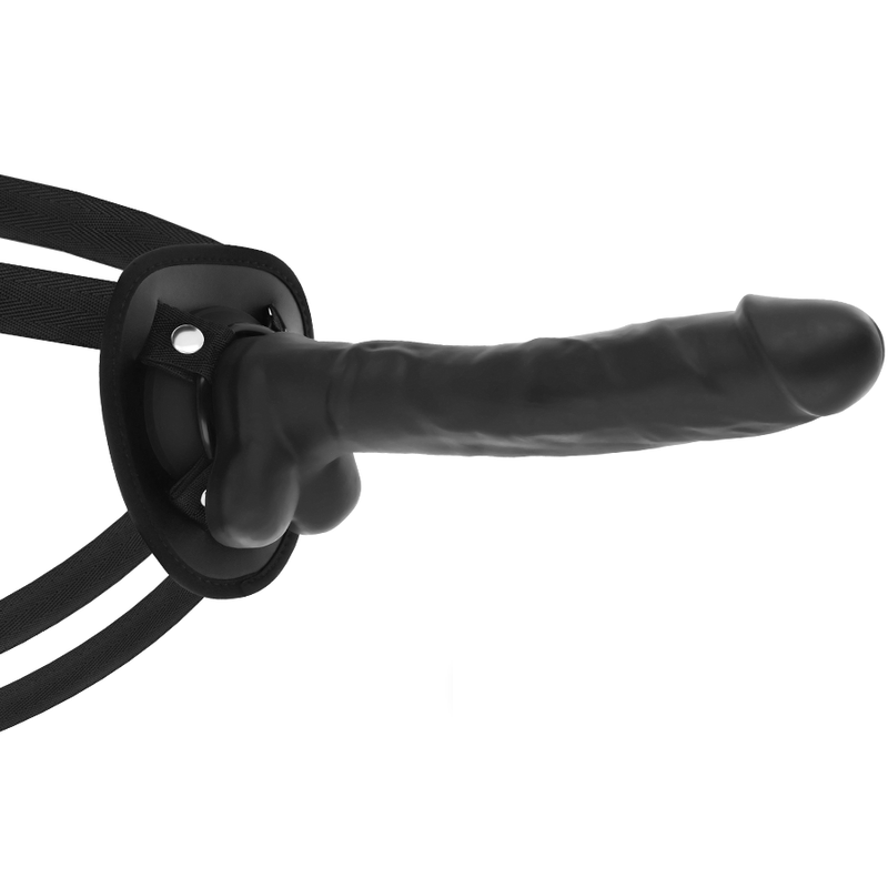 COCK MILLER - HARNAIS + SILICONE DENSITÉ ARTICULABLE COCKSIL NOIR 24 CM COCK MILLER