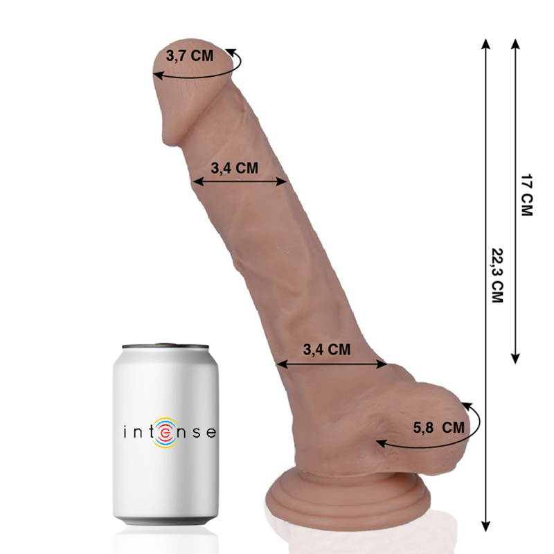 MR INTENSE - 28 PÉNIS RÉALISTE 22.3 CM -O- 3.4 CM - Sensualia
