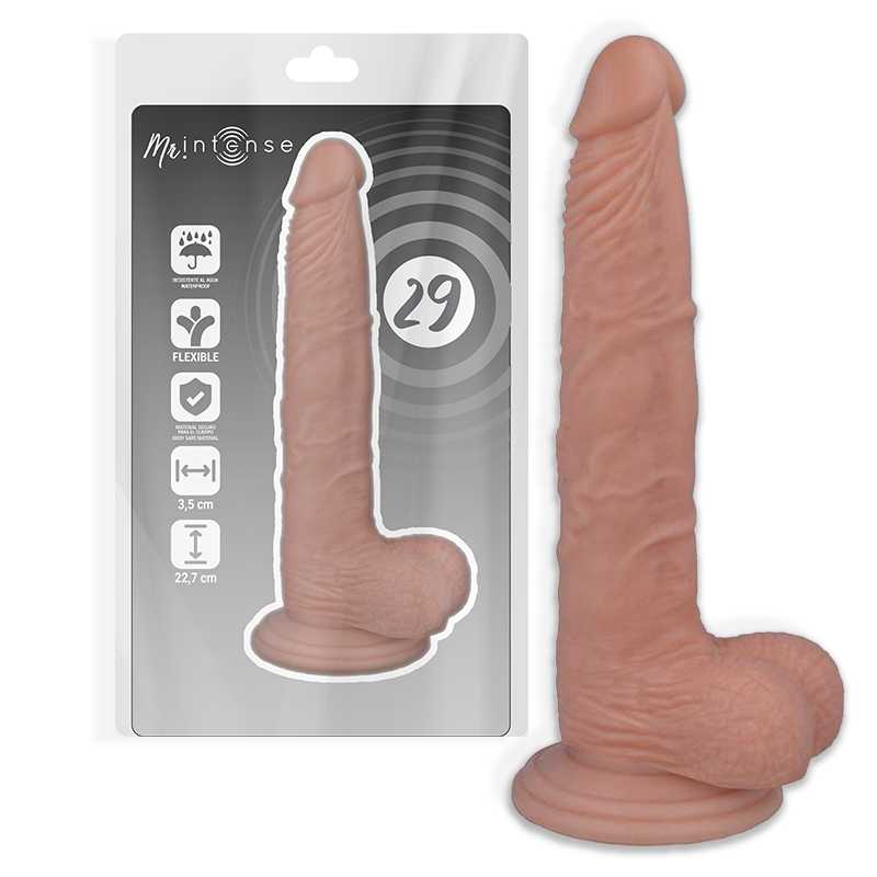 MR INTENSE - 29 PÉNIS RÉALISTE 22.7 CM -O- 3.5 CM - Sensualia