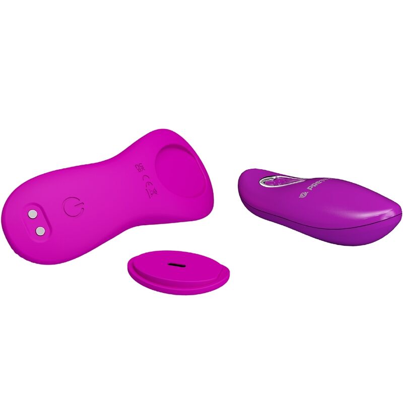 PRETTY LOVE - ROMARIO STIMULATEUR DE CLITORIS À LAY-ON TÉLÉCOMMANDE ROSE - Sensualia