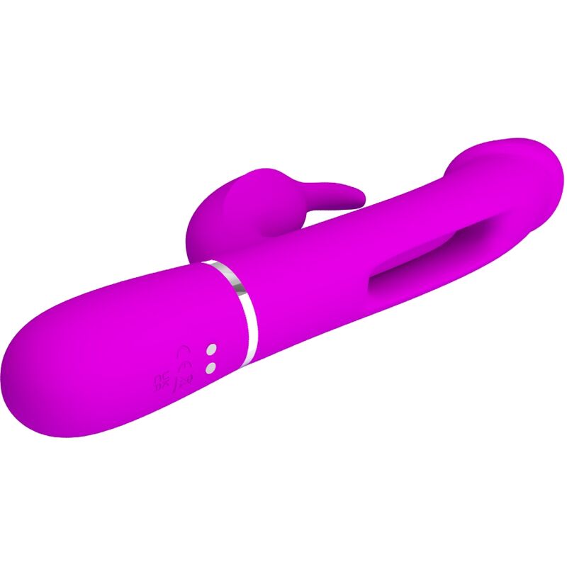 PRETTY LOVE - VIBRATEUR DEJON RABBIT 3 EN 1 MULTIFONCTION FUCSIA - Sensualia