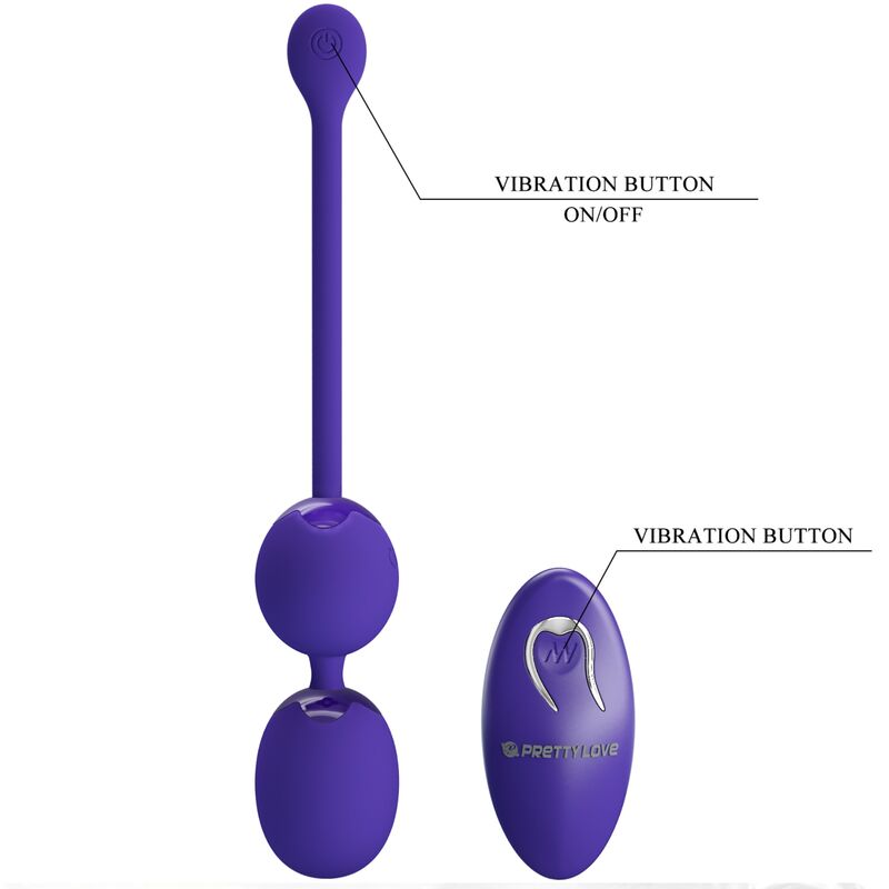 PRETTY LOVE - BALLES TÉLÉCOMMANDÉES WILLIE YOUTH ET VIBRATION VIOLET - Sensualia