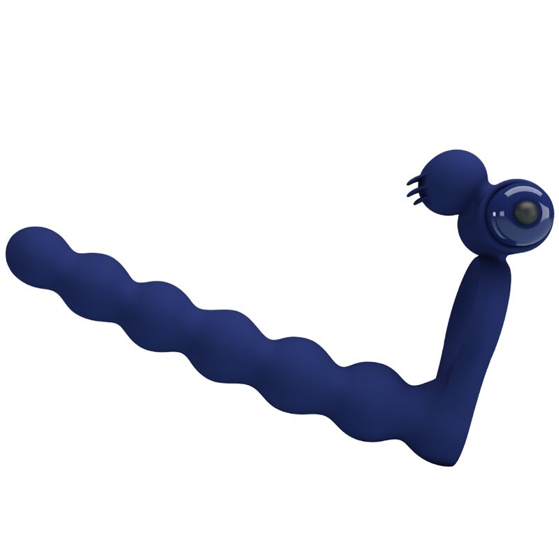 PRETTY LOVE - AJMAL ANNEAU VIBRANT AVEC PLUG BLEU - Sensualia