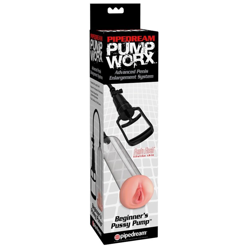 PUMP WORX BOMBA DE ERECCION CON VAGINA PARA PRINCIPIANTES - Sensualia