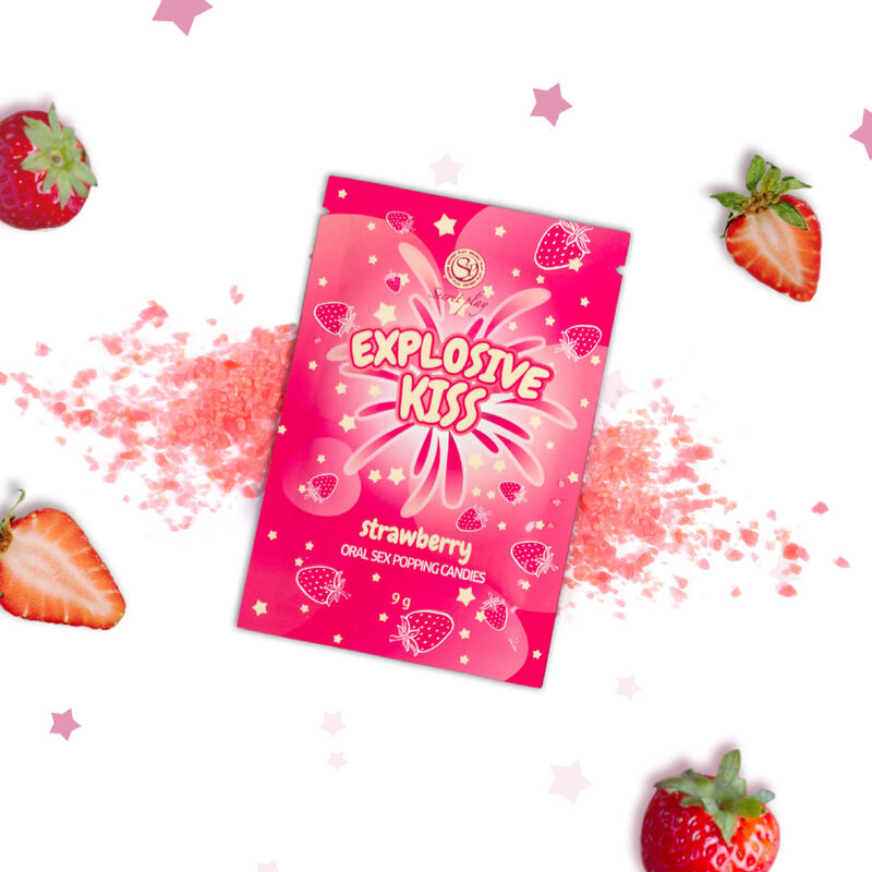 SECRETPLAY - BONBONS EXPLOSIFS À LA FRAISE - Sensualia