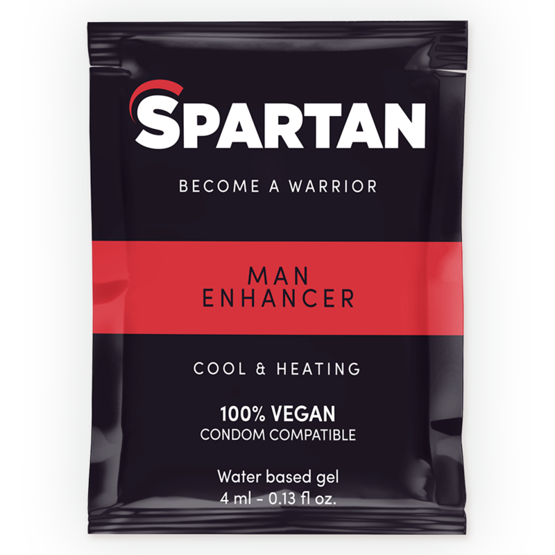 SPARTAN - GEL AMÉLIORANT L'ÉRECTION À EFFET FROID-CHAUD 100% VEGAN 4ML - Sensualia