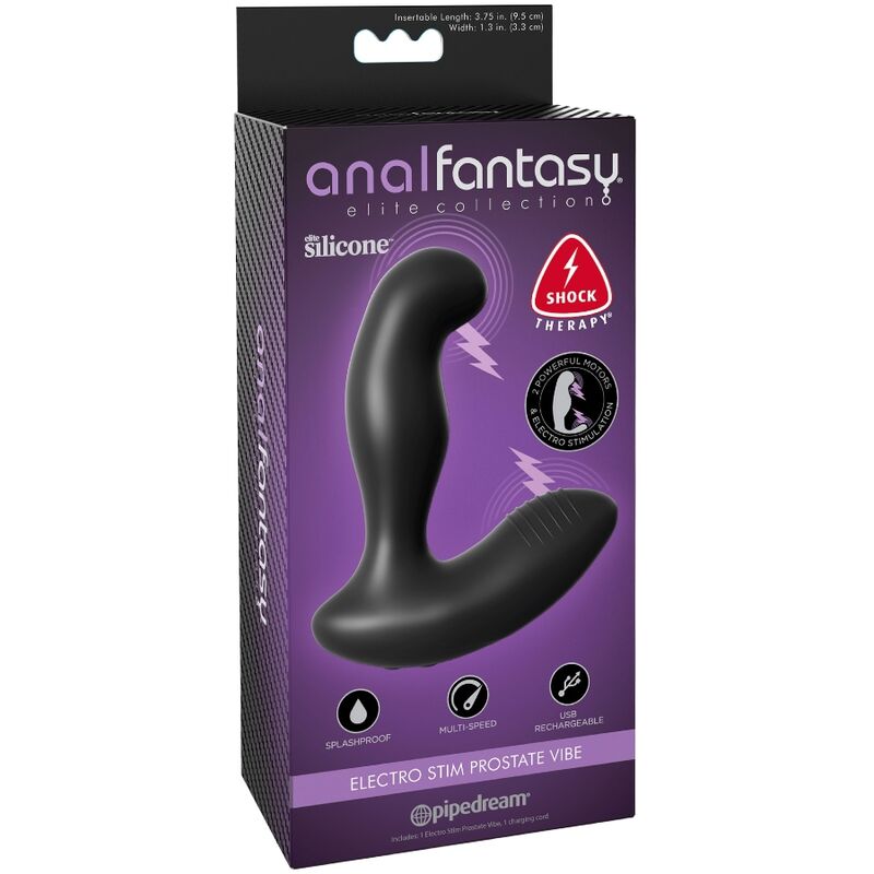 ANAL FANTASY ELITE COLLECTION - MASSAGER DE PROSTATE VIBRATEUR ELECTRO STIM - Sensualia