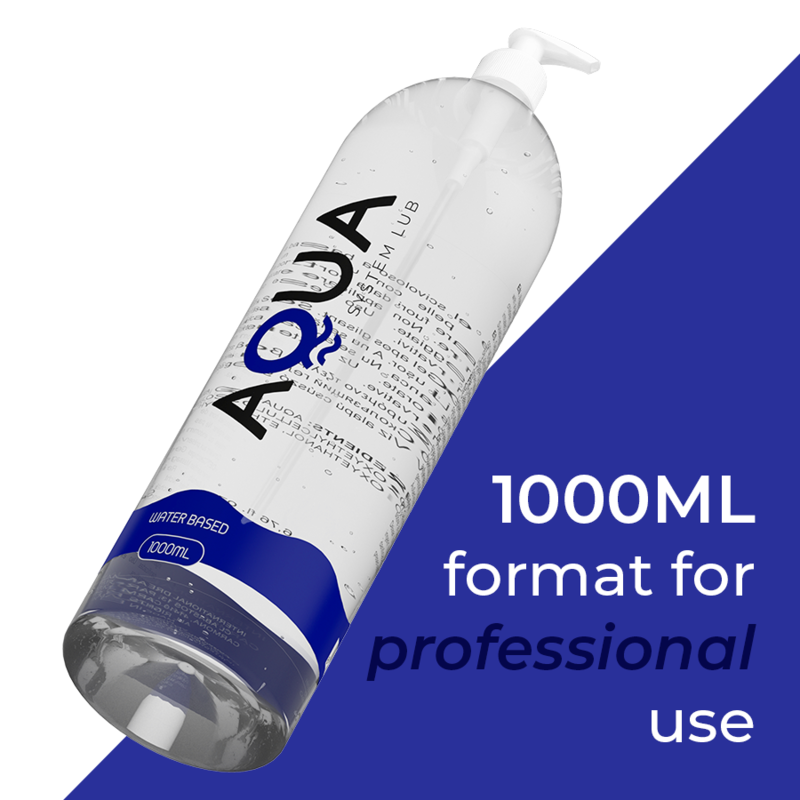 AQUA QUALITY - LUBRIFIANT À BASE D''EAU 1000 ML - Sensualia