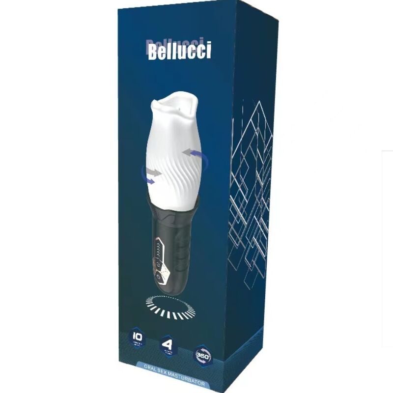ARMONY - BELUCCI VIBRATEUR MASTURBATEUR ORAL BLANC - Sensualia