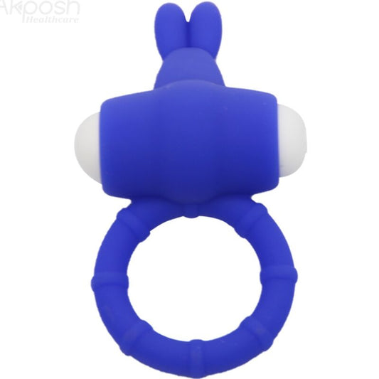 ARMONY - MS BUNNY ANNEAU VIBRATEUR SILICONE BLEU - Sensualia