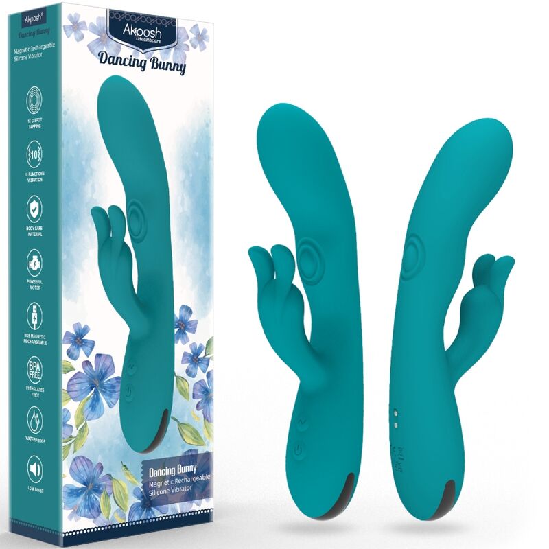 ARMONY - DANCING BUNNY VIBRATEUR RABBIT 10 VITESSES VERT - Sensualia