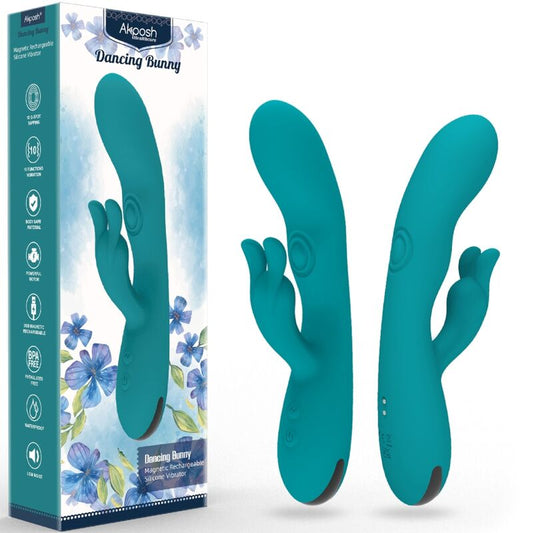 ARMONY - DANCING BUNNY VIBRATEUR RABBIT 10 VITESSES VERT - Sensualia