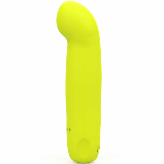 B SWISH - VIBRATEUR EN SILICONE RECHARGEABLE BCUTE CURVE INFINITE CLASSIC JAUNE - Sensualia