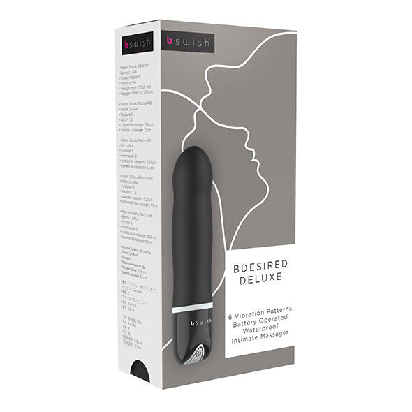 B SWISH - VIBRATEUR NOIR DELUXE BDESIRED - Sensualia