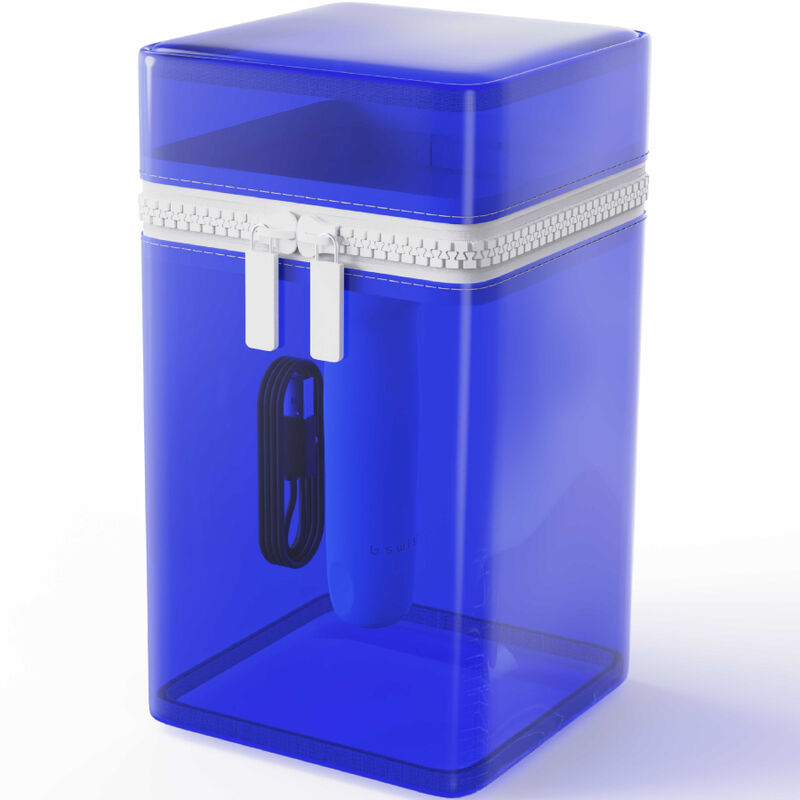 B SWISH - VIBRATEUR RECHARGEABLE EN SILICONE BLEU BCUTE CURVE INFINITE CLASSIC ÉDITION LIMITÉE - Sensualia