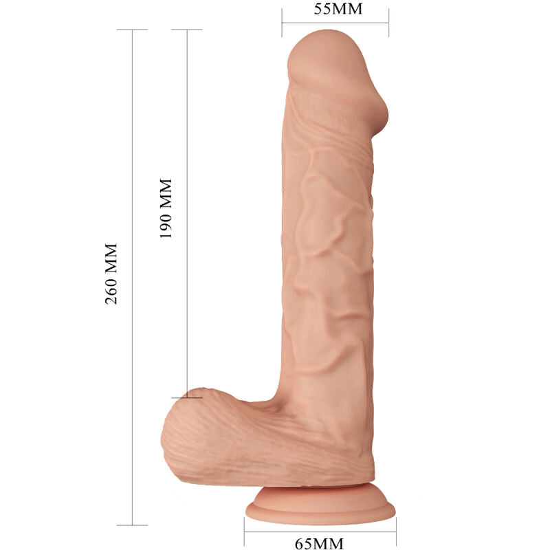 BAILE - BELLE RENCONTRE BERGRISI GODE RÉALISTE FLEXIBLE 26 CM NATUREL - Sensualia