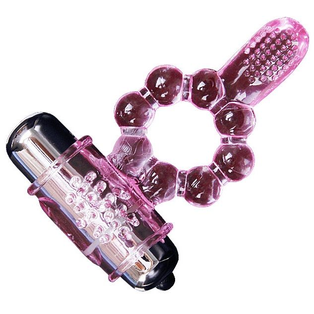 BAILE - ANNEAU SILICONE 10 RYTHMES DE LANGUE AVEC VIBRATION ROSE - Sensualia