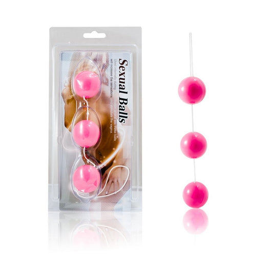 BAILE - BANDE DE BALLES ANAL ROSE ABS - Sensualia