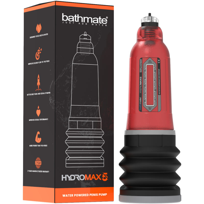 BATHMATE - HYDROMAX 5 ROUGE - Sensualia