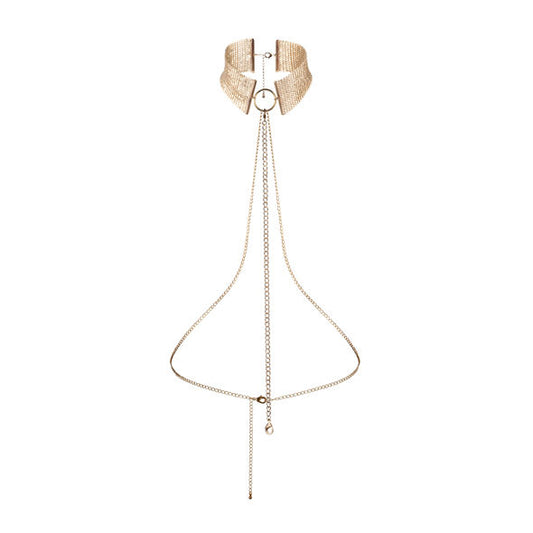 BIJOUX - DÉSIR MÉTALLIQUE COLLIER MÉTALLISÉ DORÉ - Sensualia