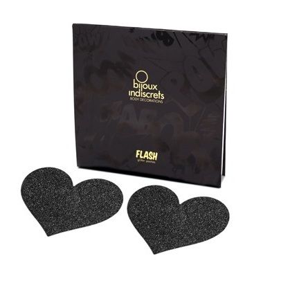 BIJOUX - INDISCRETS FLASH COEUR NOIR COUPES DE TAMELON - Sensualia