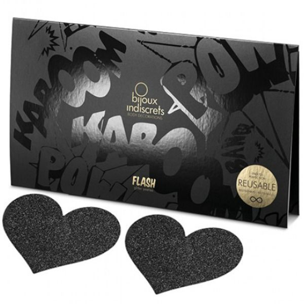 BIJOUX - INDISCRETS FLASH COEUR NOIR COUPES DE TAMELON - Sensualia