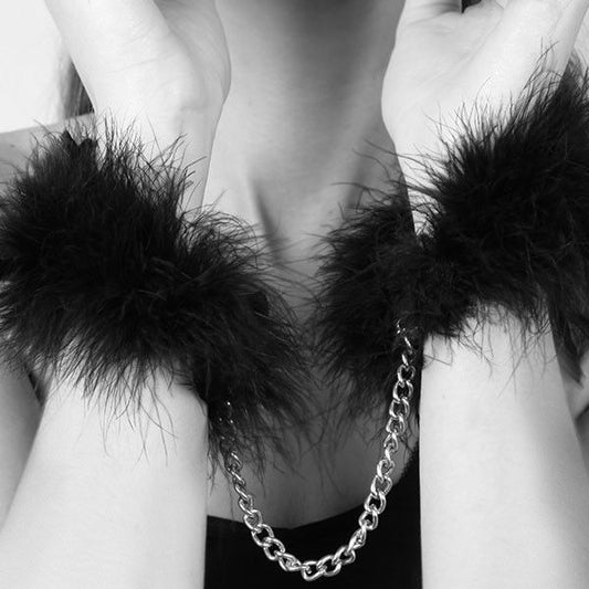 BIJOUX - ZA ZA ZU MENOTTES PLUME - Sensualia