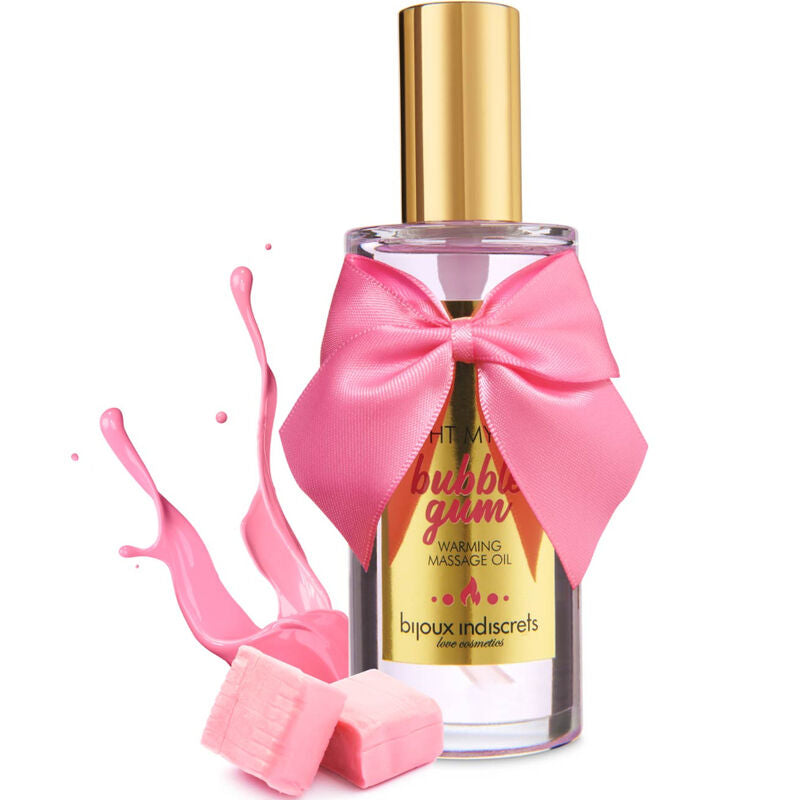 BIJOUX - INDISCRETS HUILE DE MASSAGE LIGHT MY FIRE EFFET CHALEUR SAVEUR GOMME - Sensualia