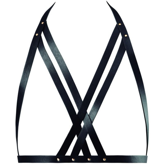 BIJOUX INDISCRETS MAZE - SOUTIEN-GORGE LICOL HARNAIS NOIR - Sensualia