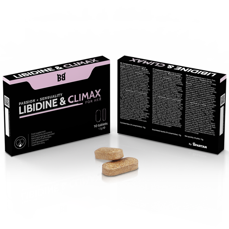 BLACK BULL - AUGMENTATION DE LIBIDINE ET CLIMAX L BIDO POUR FEMMES 10 GÉLULES - Sensualia