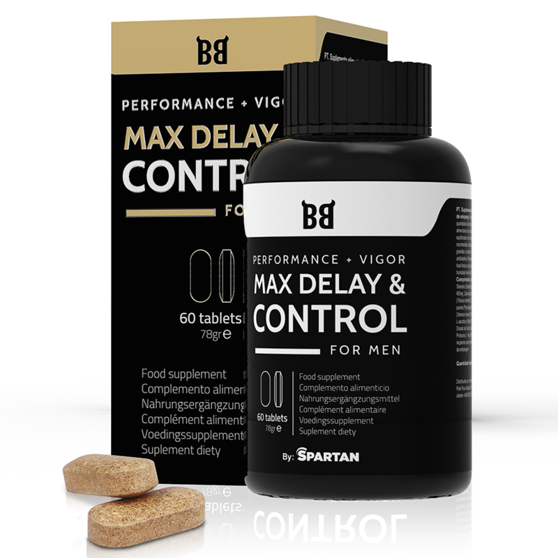 BLACK BULL - DÉLAI ET CONTRÔLE MAXIMUM PERFORMANCES POUR HOMMES 60 GÉLULES - Sensualia