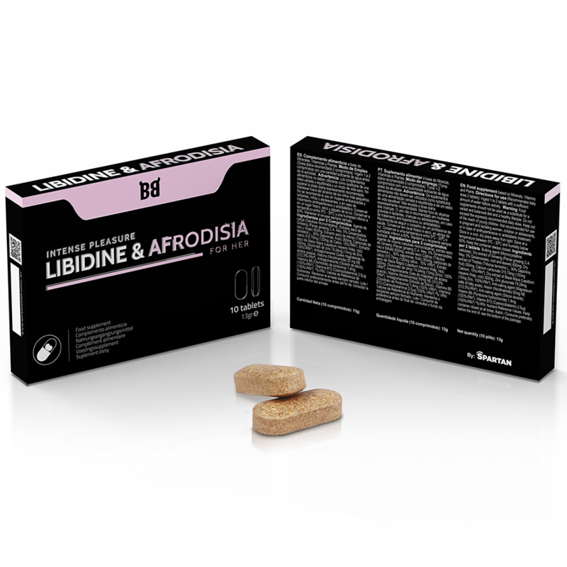 BLACK BULL - LIBIDINE & AFRODISIA PLAISIR INTENSE POUR ELLE 10 COMPRIMES - Sensualia