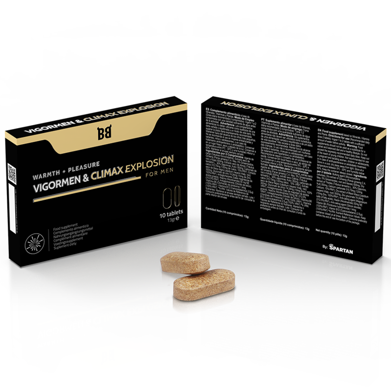 BLACK BULL - VIGORMEN & CLIMAX EXPLOSION PLUS GRAND PLAISIR POUR HOMMES 10 GÉLULES - Sensualia