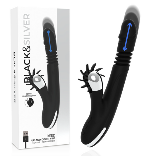 BLACK&SILVER - BUNNY REED UP & DOWN VIBE - Sensualia