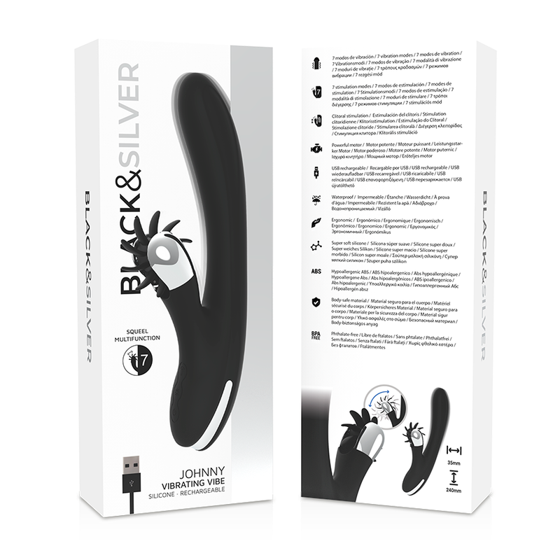 BLACK&SILVER - VIBRANT BUNNY JOHNNY - Sensualia