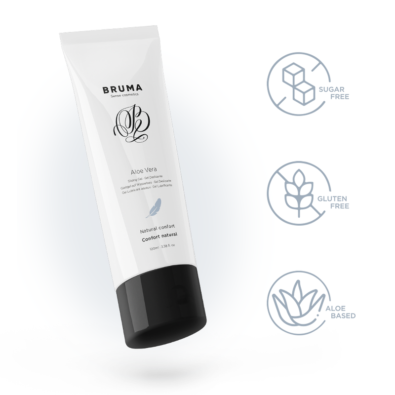 BRUMA - GEL GLISSANT ALOE VERA CONFORT NATUREL 100 ML - Sensualia