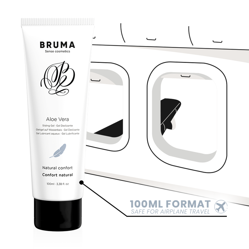 BRUMA - GEL GLISSANT ALOE VERA CONFORT NATUREL 100 ML - Sensualia
