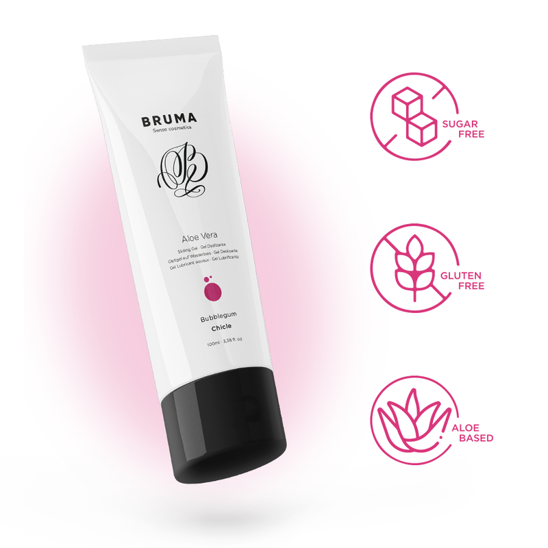 BRUMA - GEL GLISSANT ALOE VERA SAVEUR BUBBLEGUM 100 ML - Sensualia