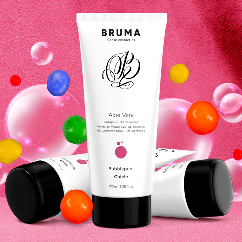 BRUMA - GEL GLISSANT ALOE VERA SAVEUR BUBBLEGUM 100 ML - Sensualia